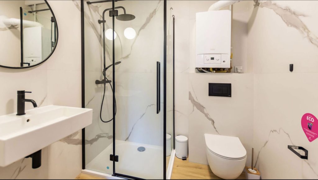 Łazienka w apartamencie 39 Sosnowa 4 Mielno