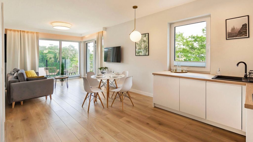 Aneks kuchenny w Apartamencie 38 Sosnowa 4 Mielno