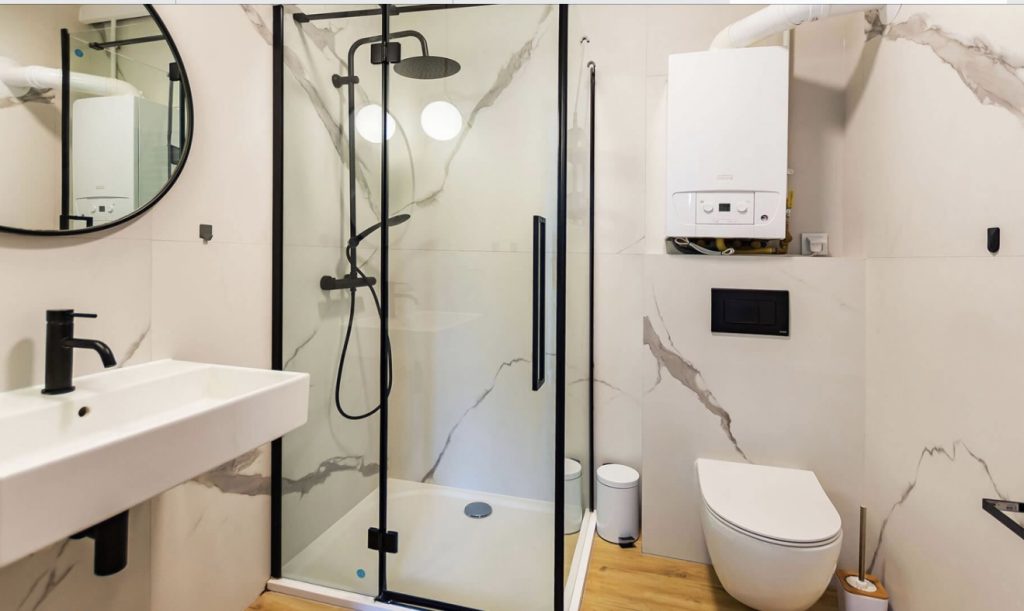 Łazienka w Apartamencie 36 Sosnowa 4 Mielno