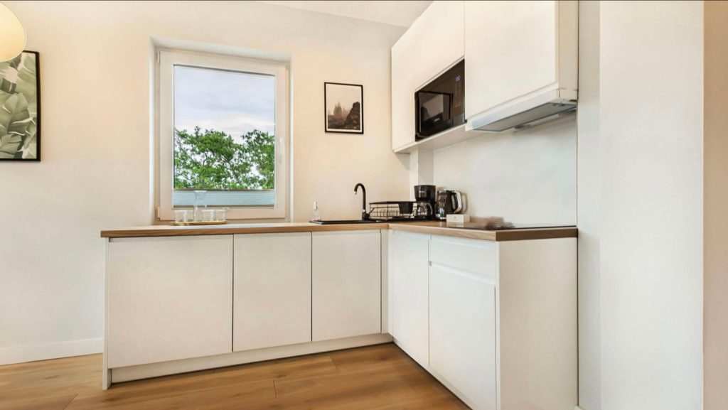 Aneks kuchenny w Apartamencie 38 Sosnowa 4 Mielno