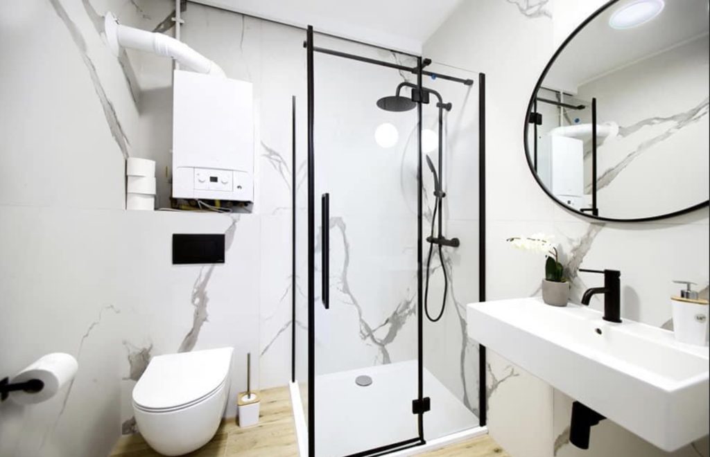 Łazienka w Apartamencie 36 Sosnowa 4 Mielno