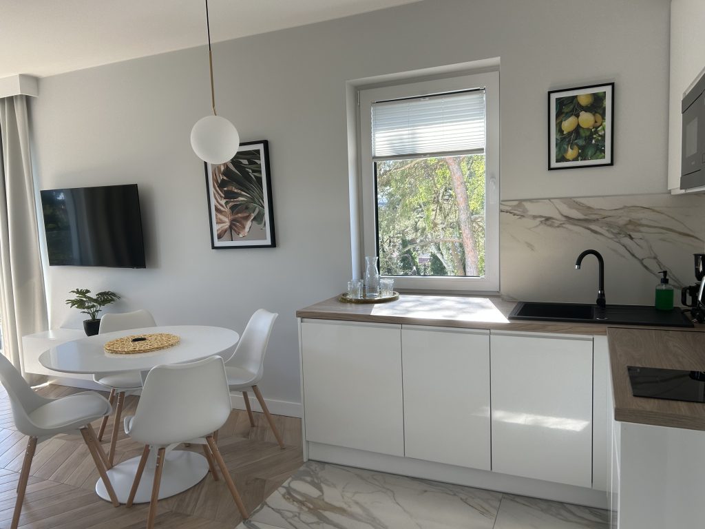 Aneks kuchenny w Apartamencie 44 Sosnowa 4 Mielno